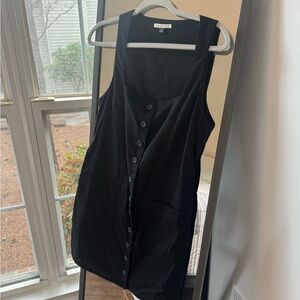 American Eagle Outfitters Black Top with White Trim